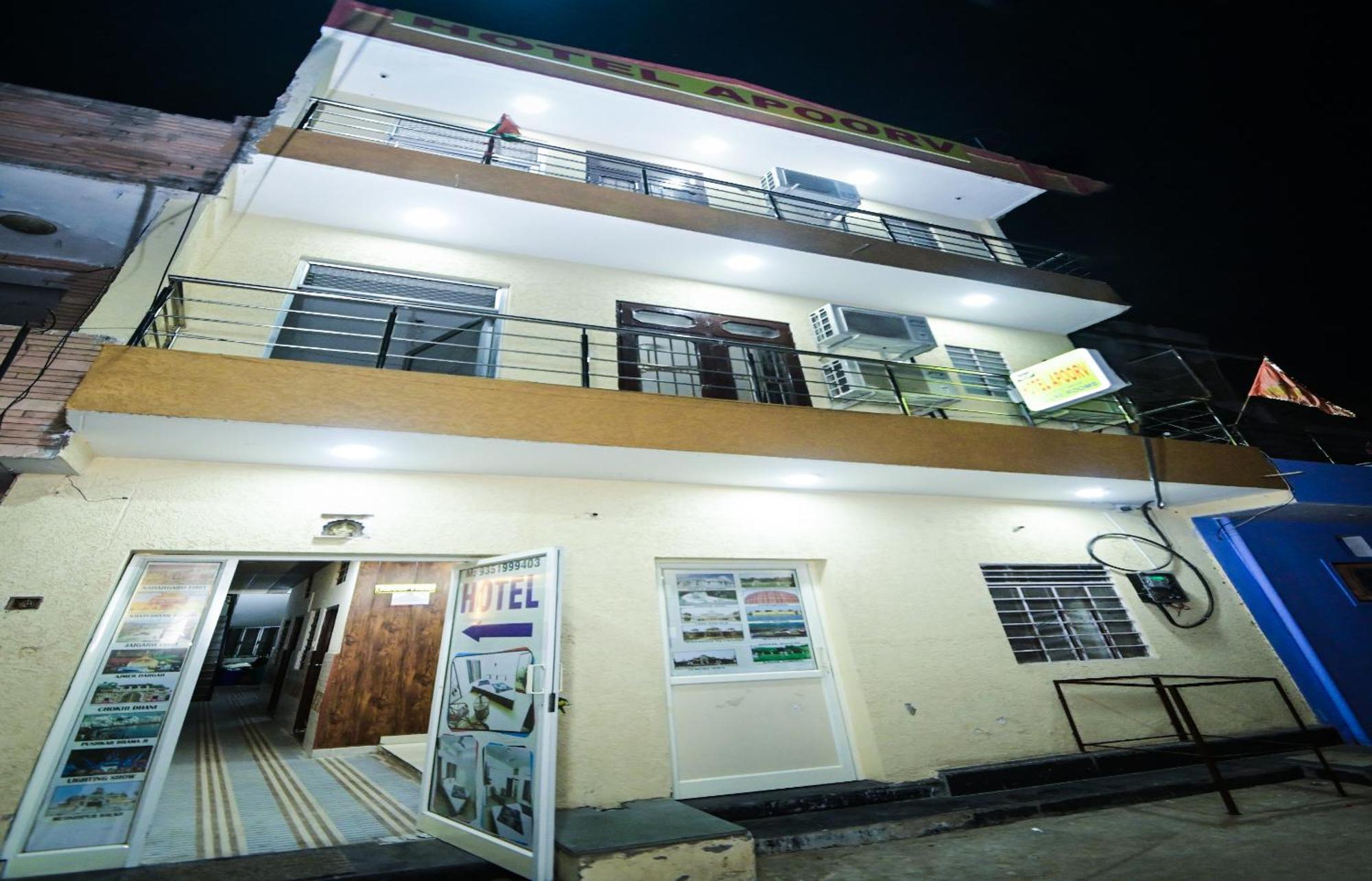 Hotel Apoorv - Near Jaipur Railway Station Kültér fotó